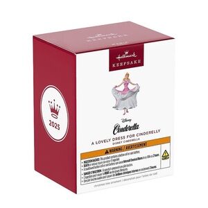 Disney's Cinderella A Lovely Dress for Cinderelly Musical Hallmark Ornament